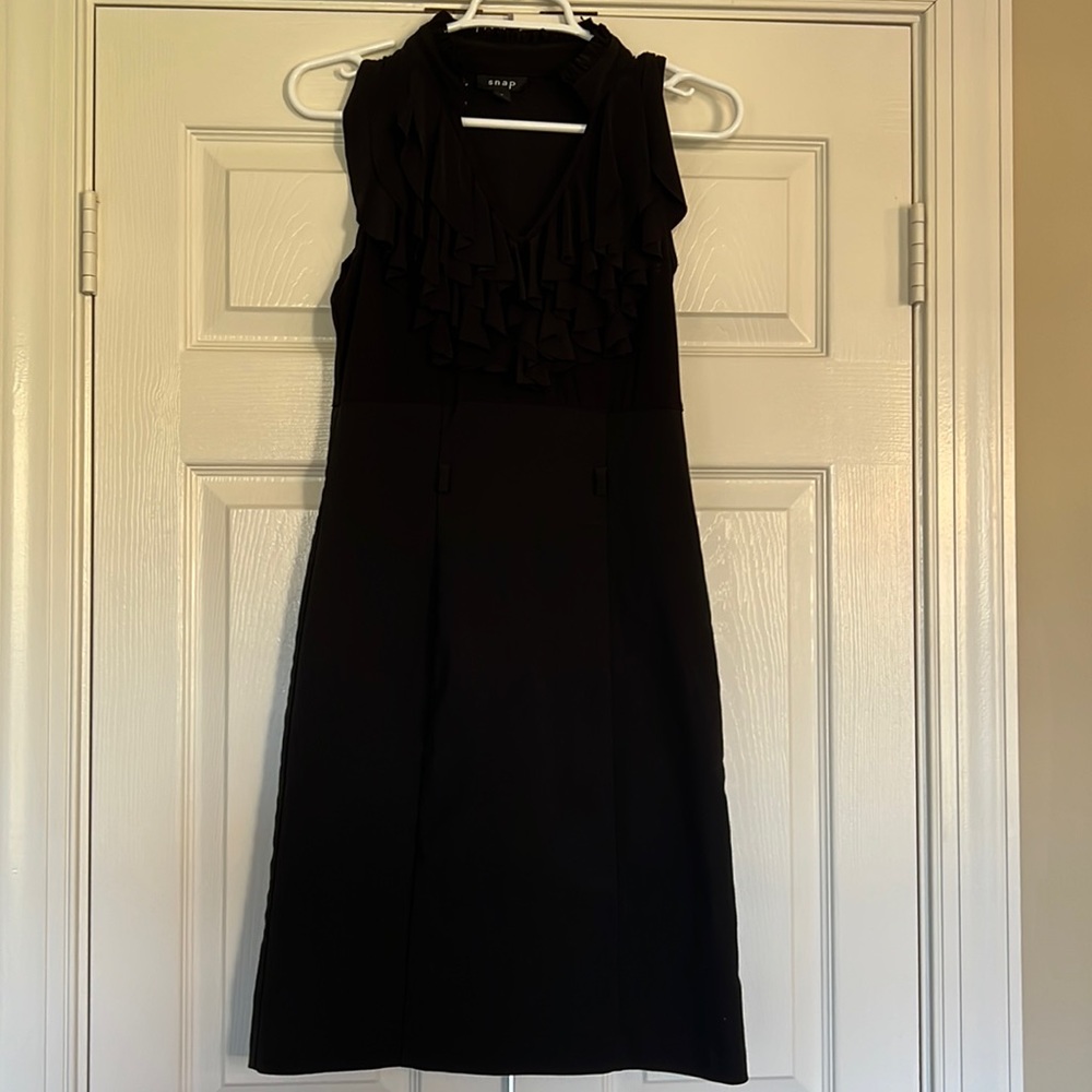 Snap Black Dress Size 7
